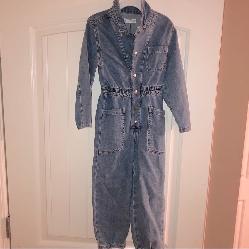 Zara Girls Denim Jumpsuit